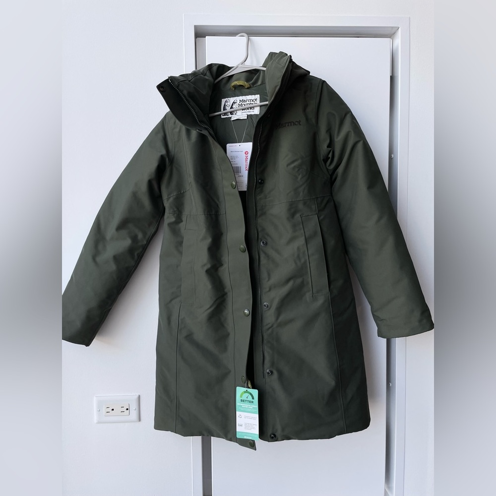 NWT Marmot Women’s Chelsea Down Coat Nori XS